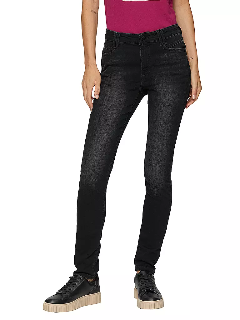 S.OLIVER Jeans Slim Fit schwarz