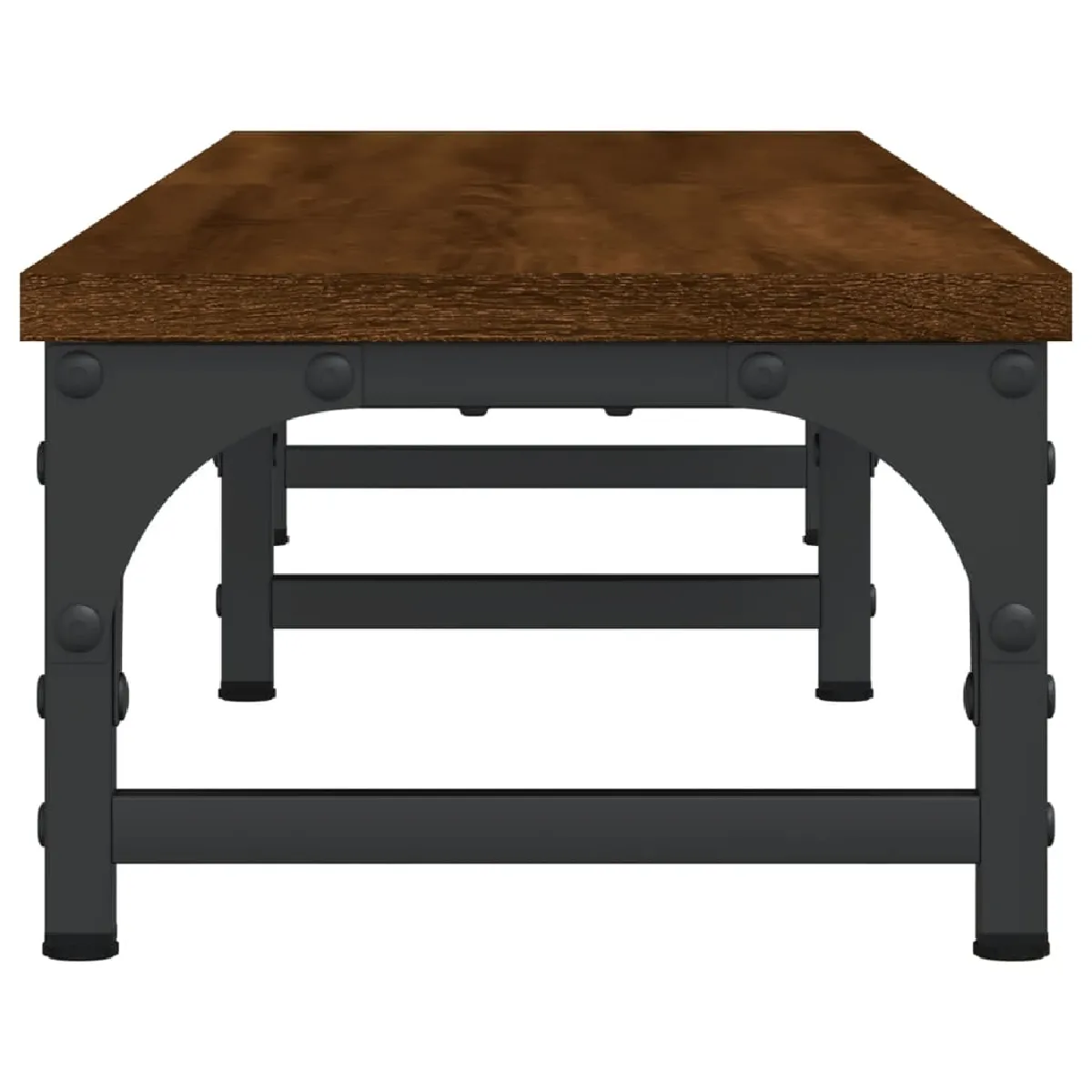 vidaXL Support moniteur chêne marron - Bois d'ingénierie