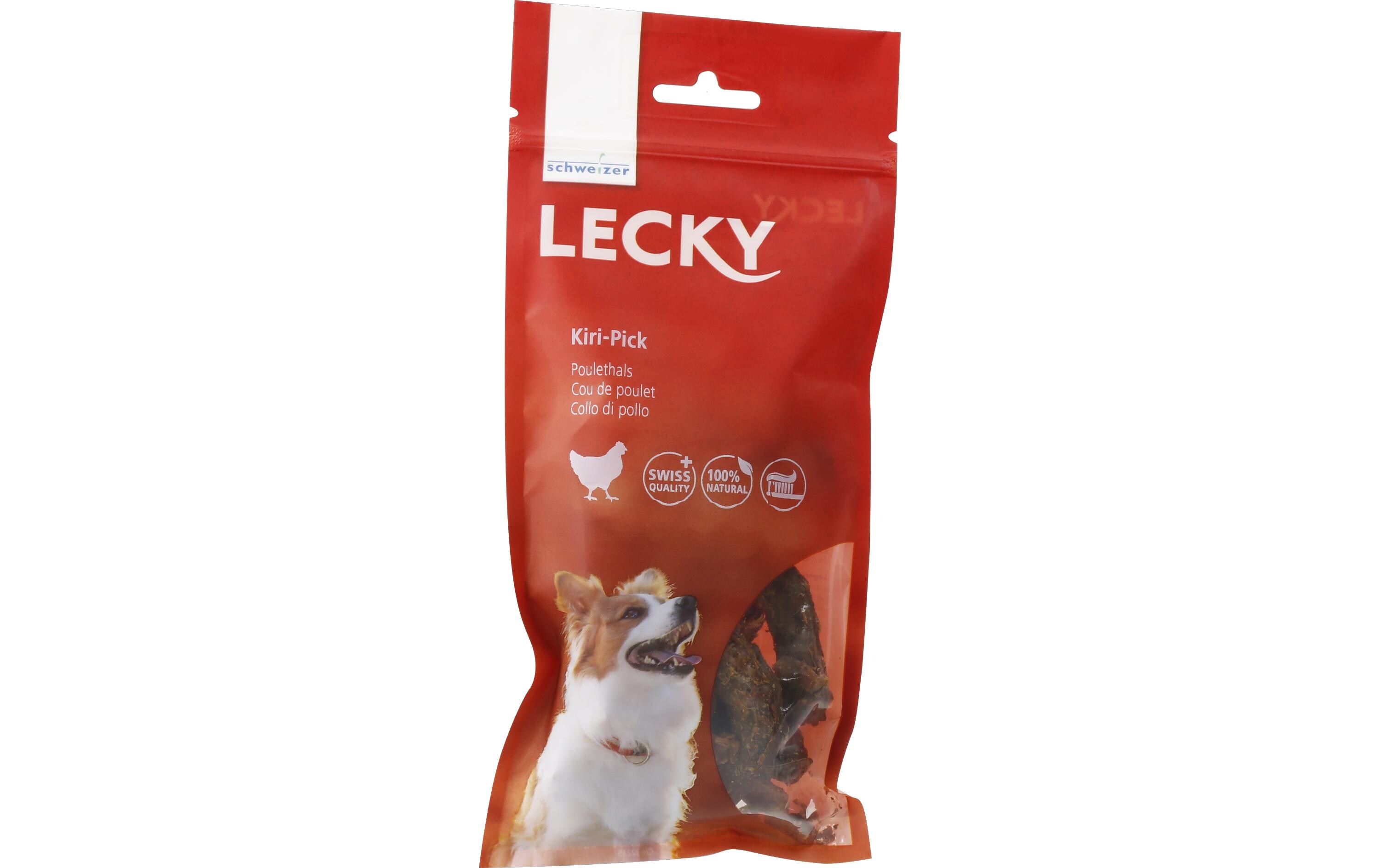 Kiri-Pick Poulethals, 60 gHunde-Snack aus Schweizer Poulet
