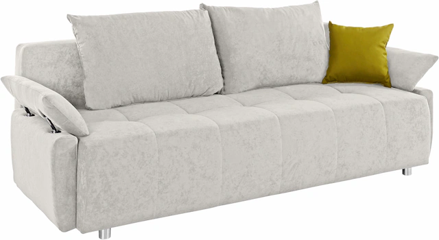 COLLECTION AB Schlafsofa »Funtastic« mit Federkern, Bettfunktion, inklusive 2 Rücken- und 1 Zierkissen