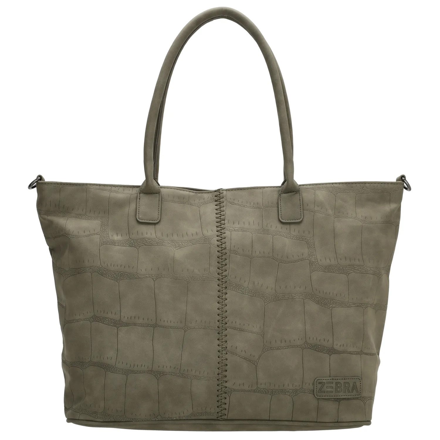 Zebra Trends Mirjam Shopper olijfgroen