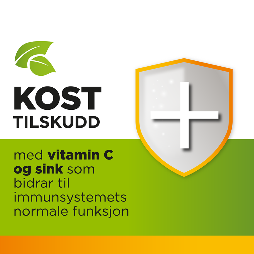Repsils med vitamin C, sink, sitronmelisseolje og propolisekstrakt 16 stk