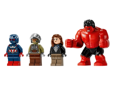 LEGO Captain America vs. Rode Hulk duel (76292)