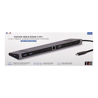 T'nB - Station d'accueil 11 en 1 (sans chargeur) - USB-C, VGA, HDMI