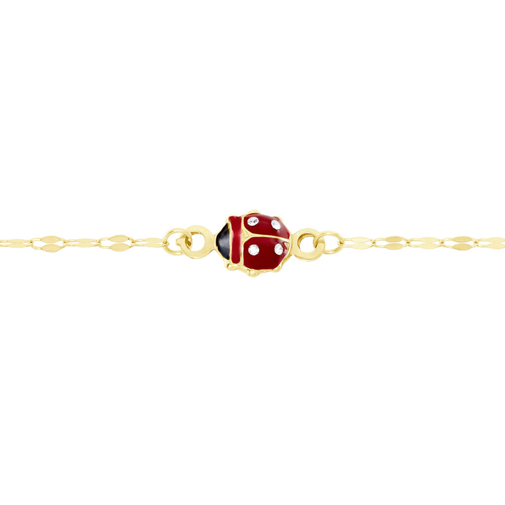 Bracelet Deena Or Jaune Oxyde De Zirconium