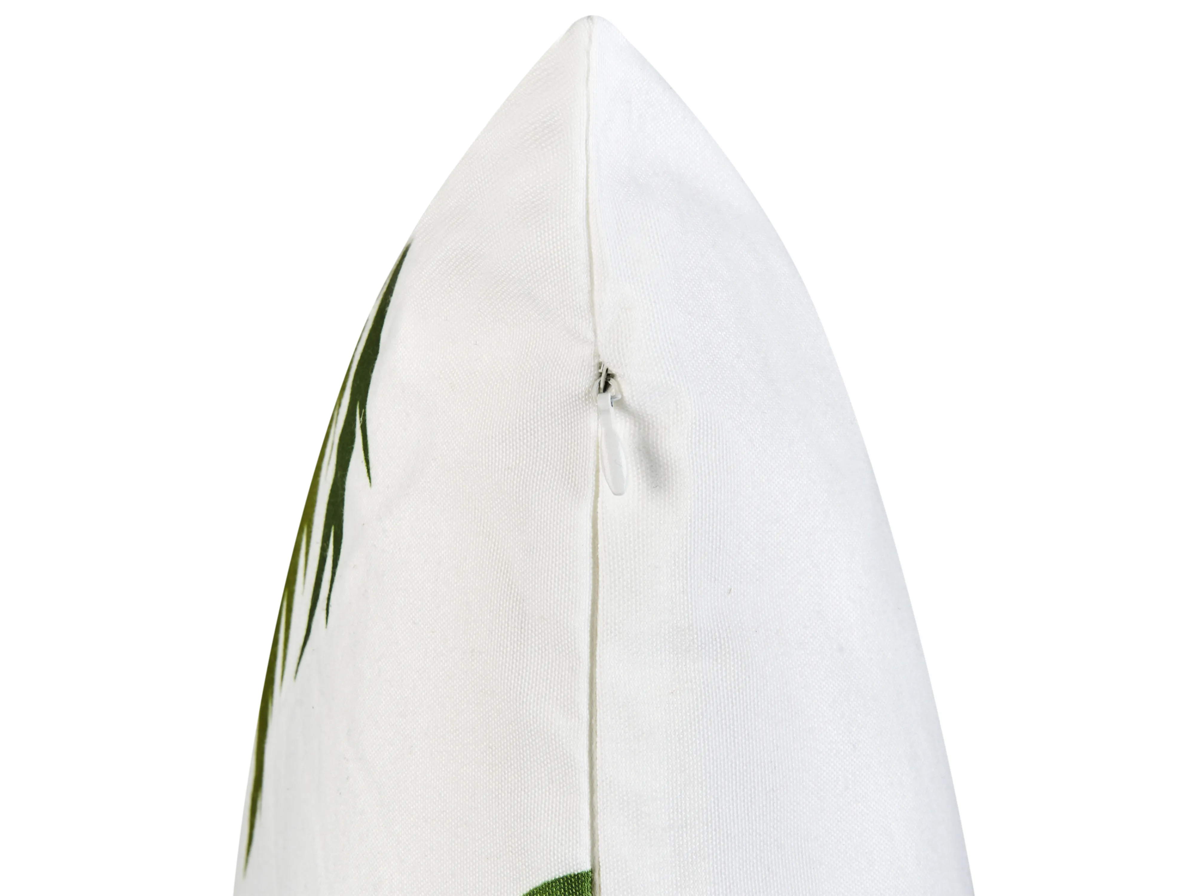 Set van 2 tuinkussens SEASIDE bladpatroon 45 x 45 cm Groen