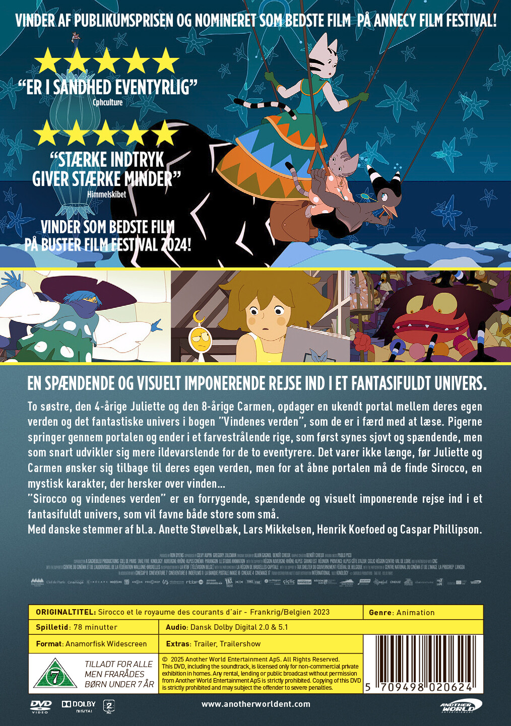 Sirocco Og Vindenes Verden - DVD