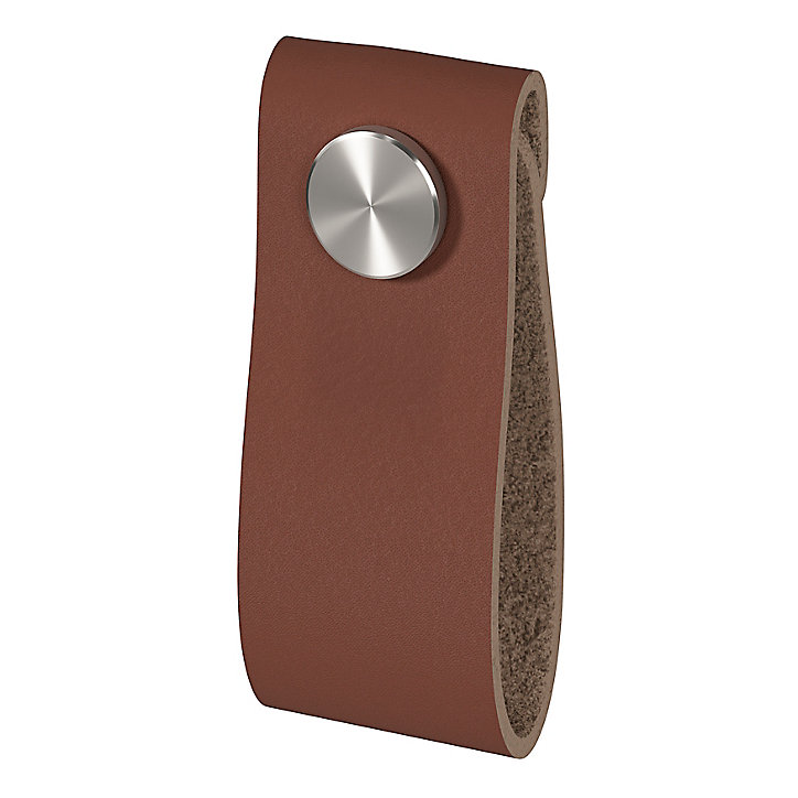 Bouton de meuble Hezo GoodHome Marron foncé l.2,6 x h. 6.4 cm