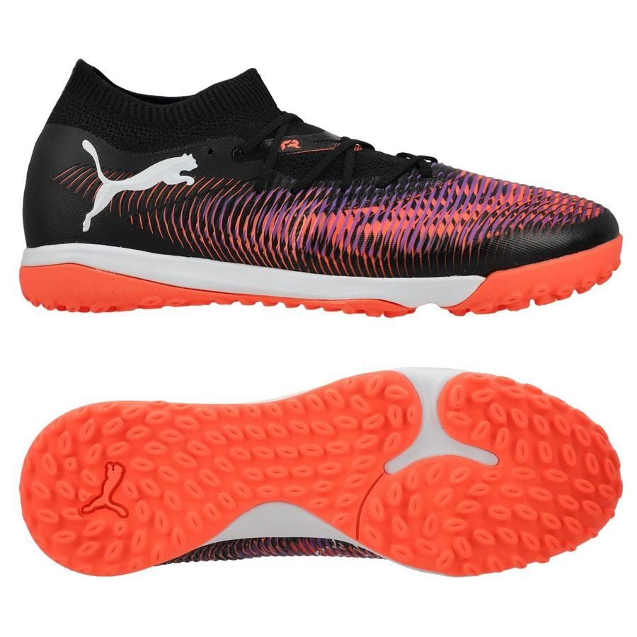 PUMA Future 8 Match TT Unlimited - Noir/Blanc/Glowing Red