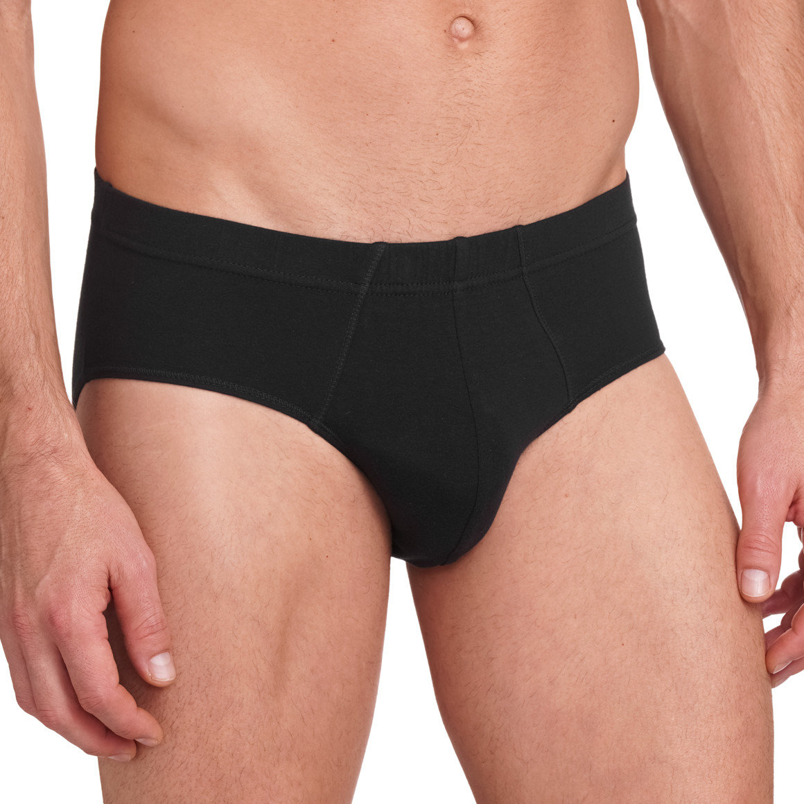 VanVaan Herren Slip unifarben schwarz