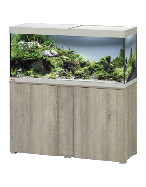 Eheim Set Vivaline 240 Led - Aquariumset - 121x41x124 cm Grijs Eiken