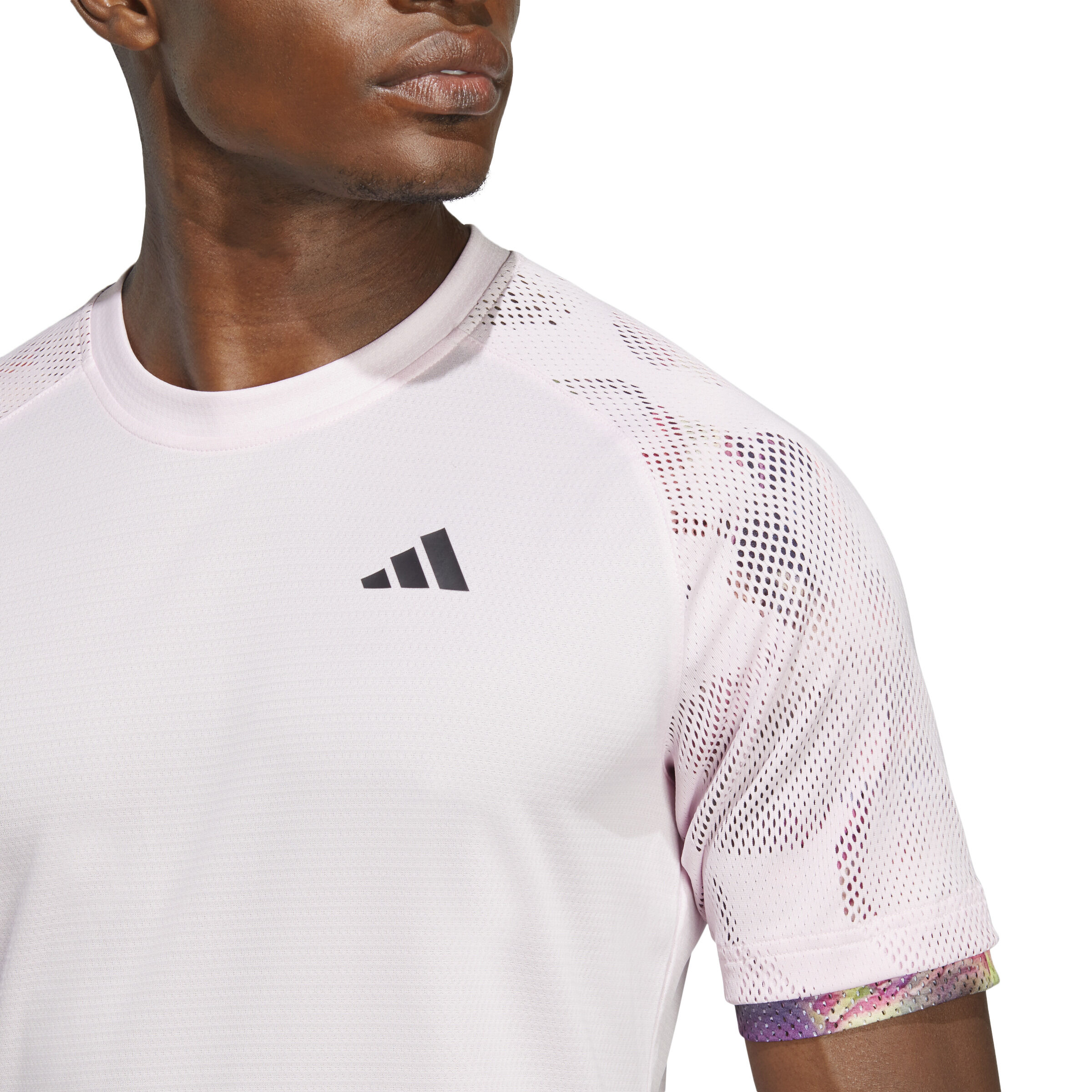adidas Melbourne Ergo HEAT.RDY T-shirt Hommes - Rosé, Gris