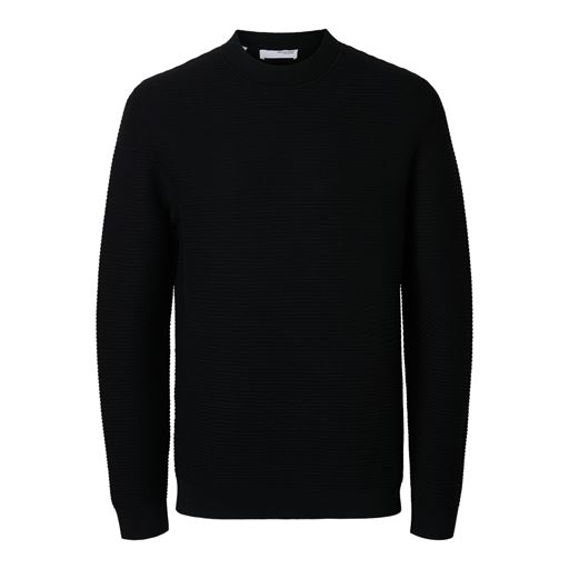 Selected Homme Tion Structure Mock Neck Striktrøje, Sky Captain, XL