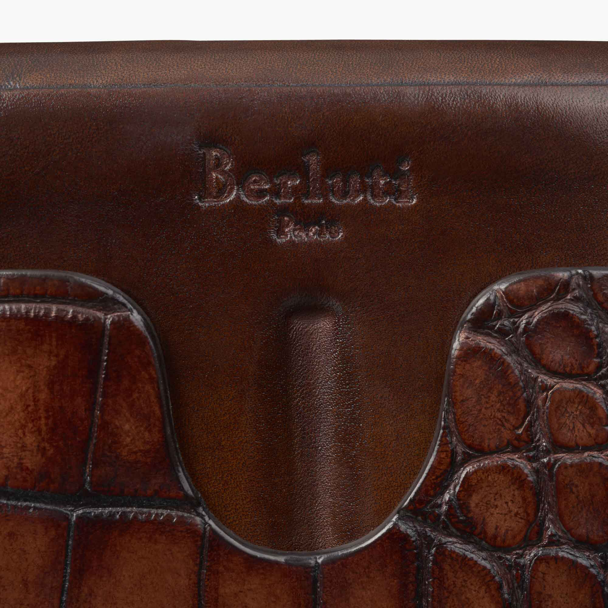 Étui Quatre Cigares En Cuir D'Alligator