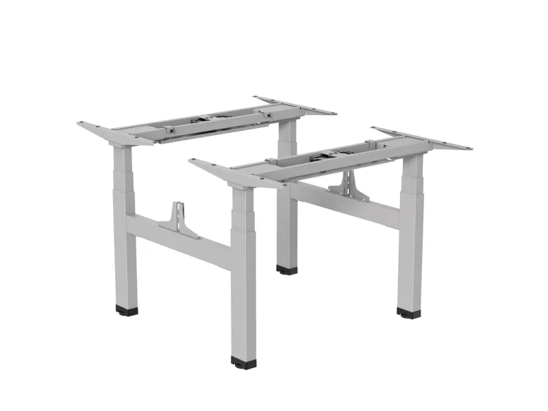 Ergo Office ER-404G Electric Double Height Adjustable Standing/Sitting Desk Frame without Desk Tops Gray