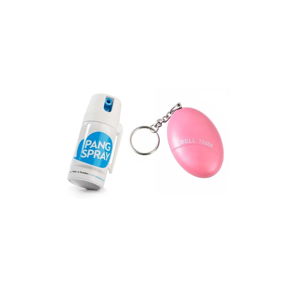 Självförsvarskit - Pangspray och överfallslarm (Rosa)