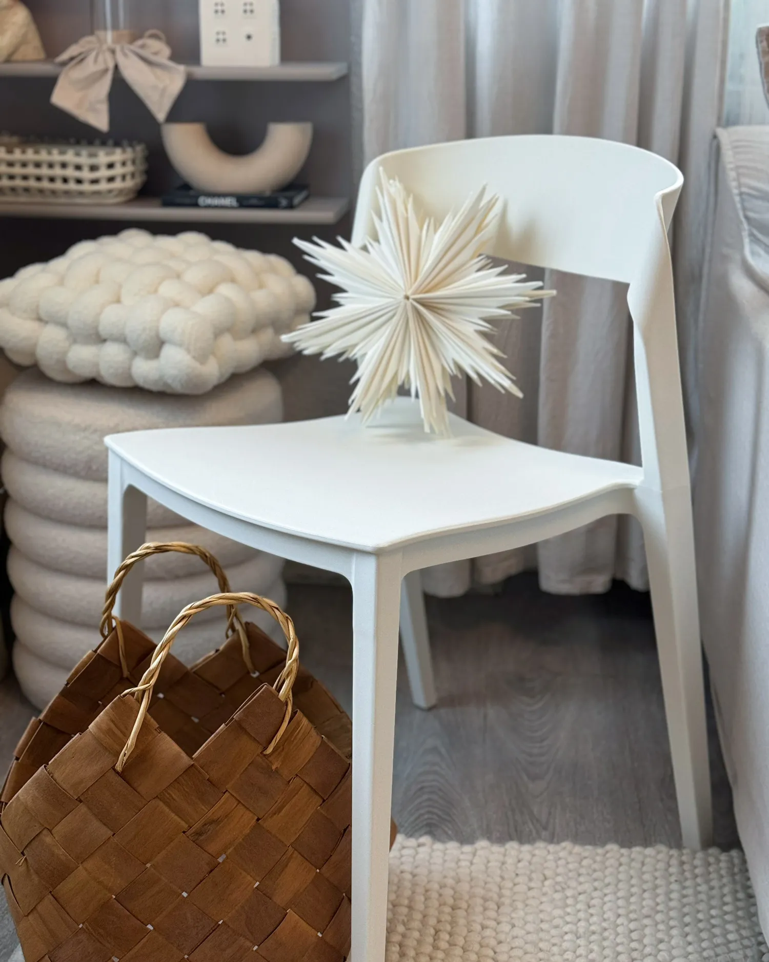 Set van 2 eetkamerstoelen SOMERS Wit
