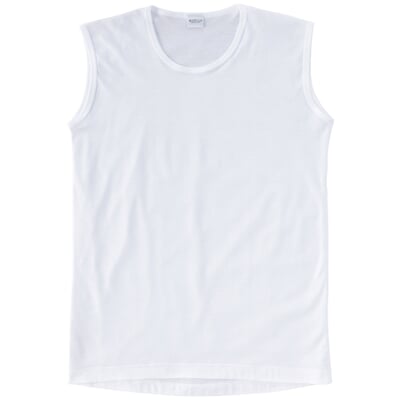 Herren-Undershirt, Weiß