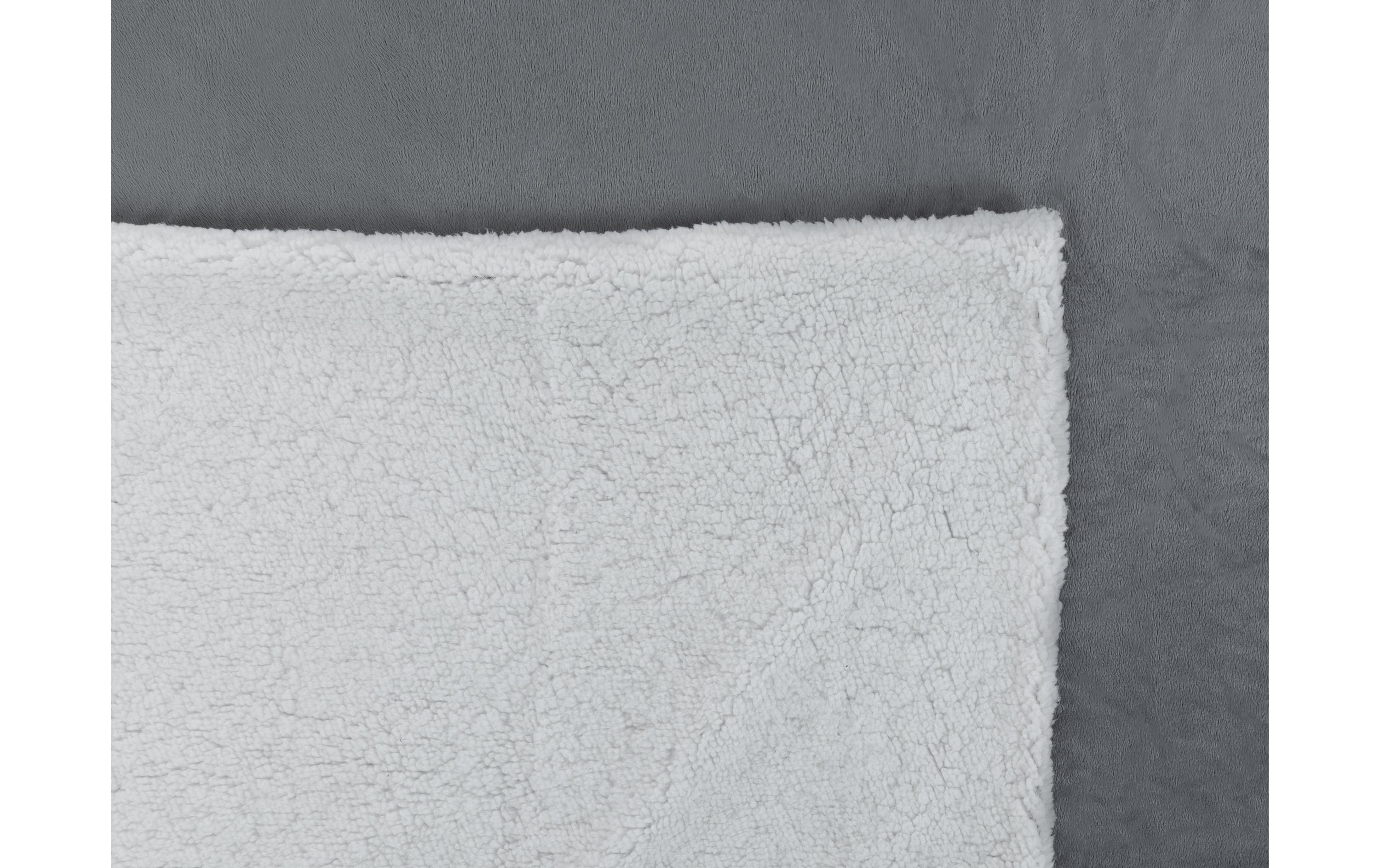 Duvetbezug Sherpa 160 x 210 cm, GrauKuschelweicher und warmer Bezug für Duvets und COCON Gewichtsdecken