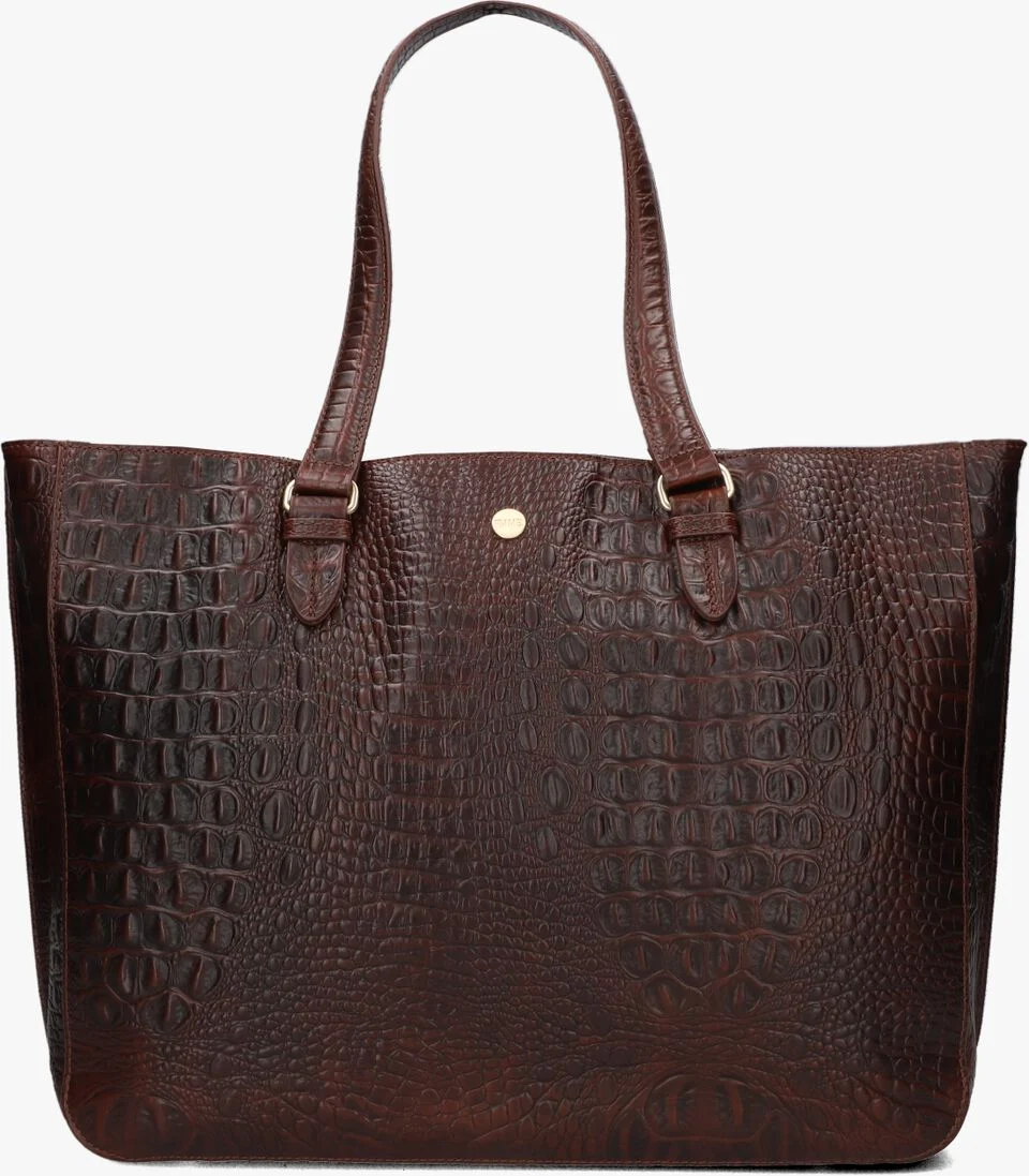 FMME bruine fmme laptoptas caithy croco