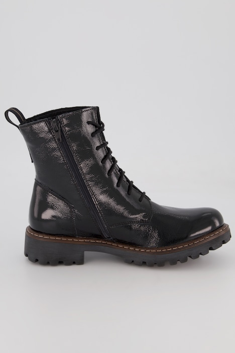 Josef Seibel Lederstiefel, Schnüroptik, Komfortweite