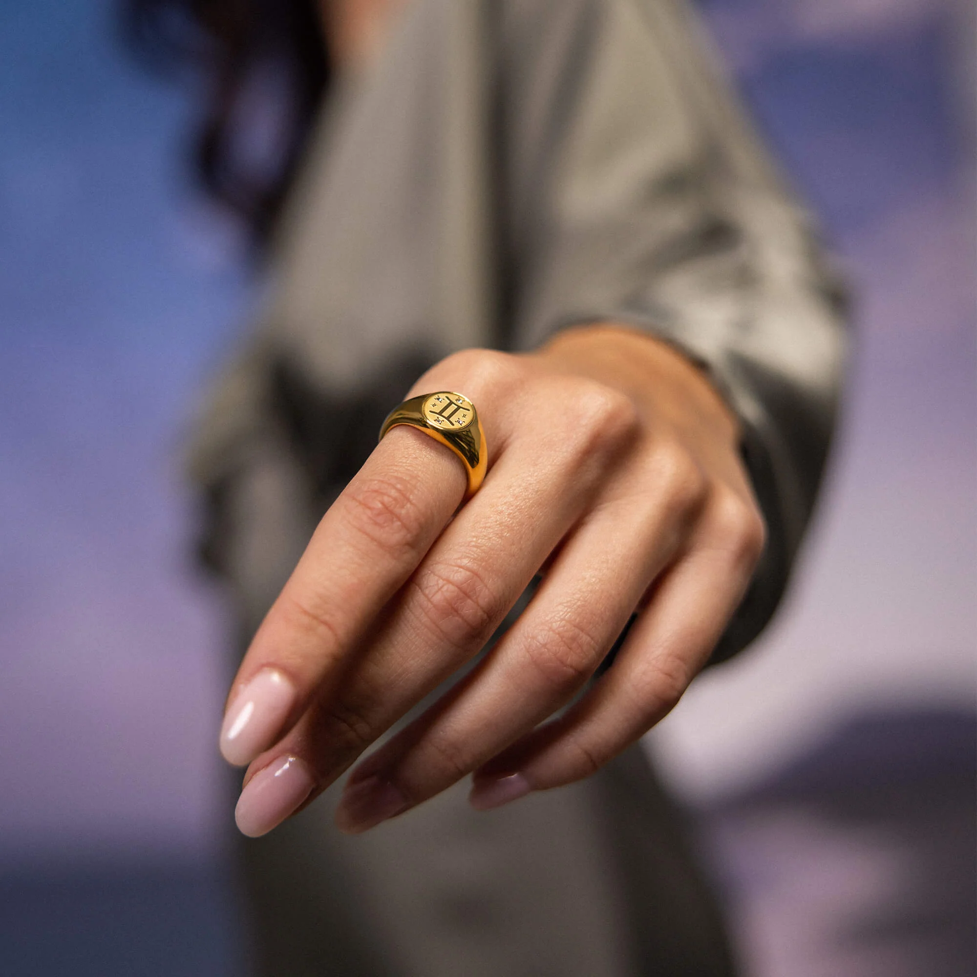 Zwilling Zodiac Ring