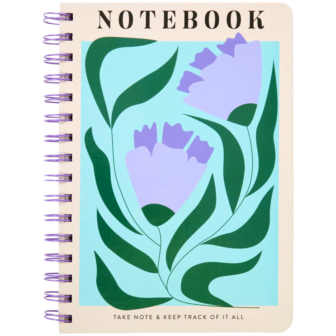 Flower Market notitieboek A5 120 vel | diverse varianten