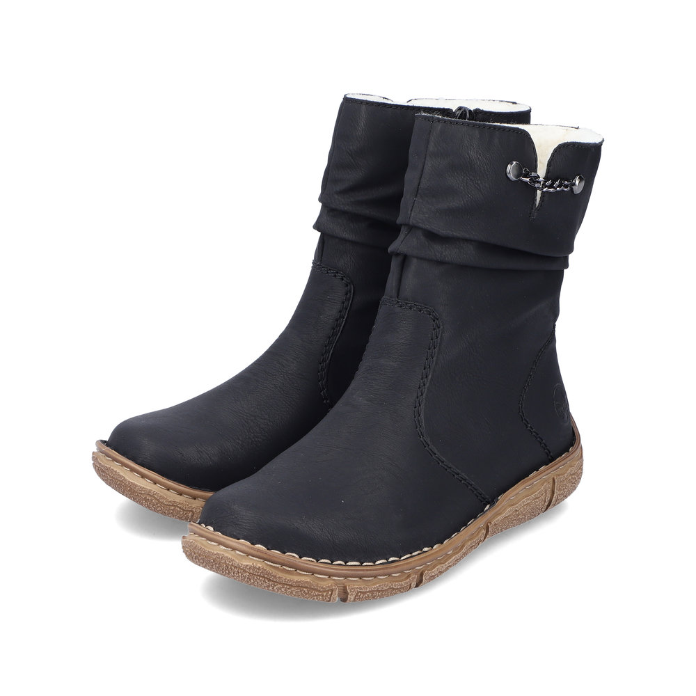 Rieker Damen-Stiefelette Schwarz