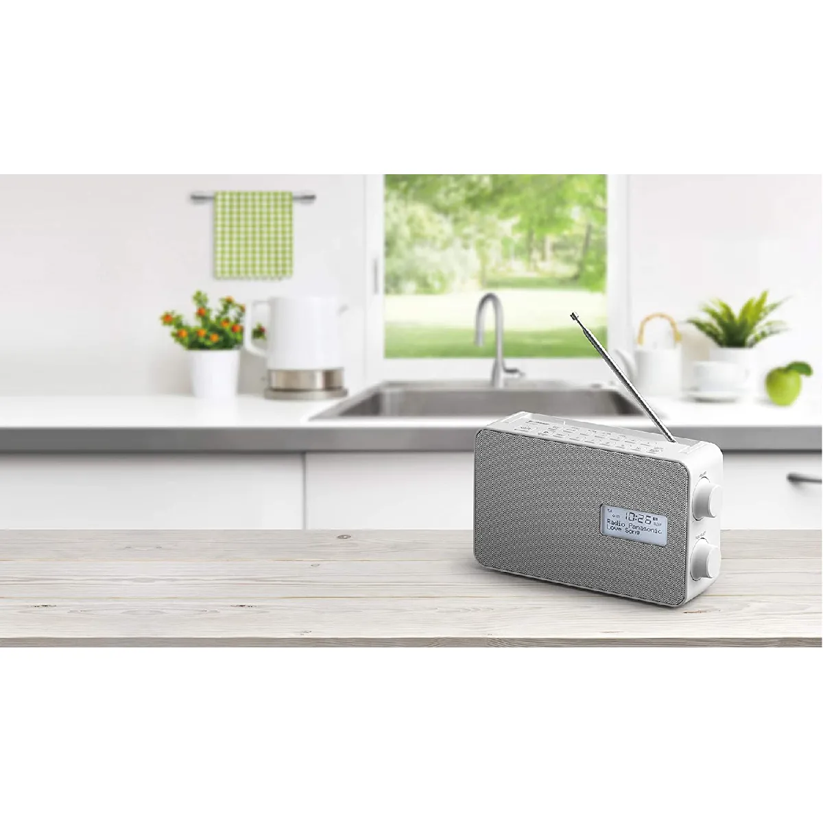 Panasonic Radio Numérique Dab+ Bluetooth - Blanc
