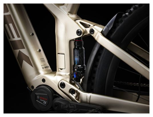 VTT Électrique Tout-Suspendu Trek Powerfly FS 7 Shimano SLX / XT 12V 625 Wh 29'' Beige Gén 3