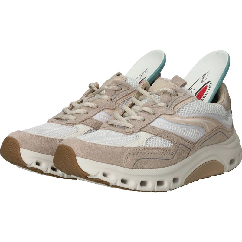 Gabor Rollingsoft Sneakers Beige Dames