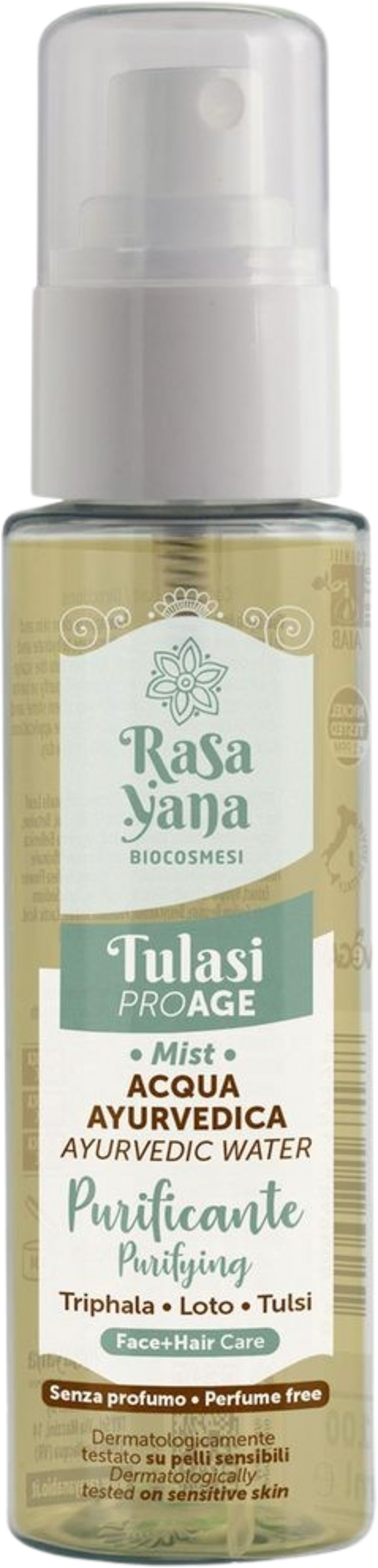 Rasayana  PROAGE Purfiying Ayurvedic Water Tulasi, 100 ml