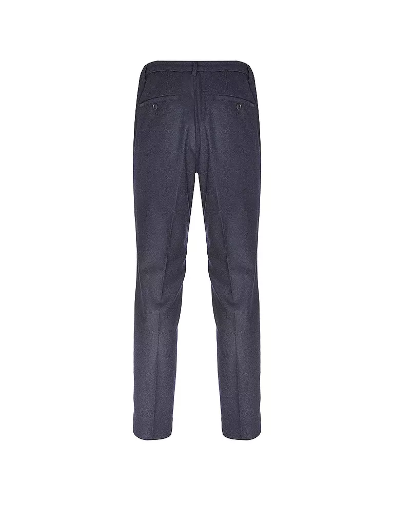 BOSS Flanellhose  dunkelblau