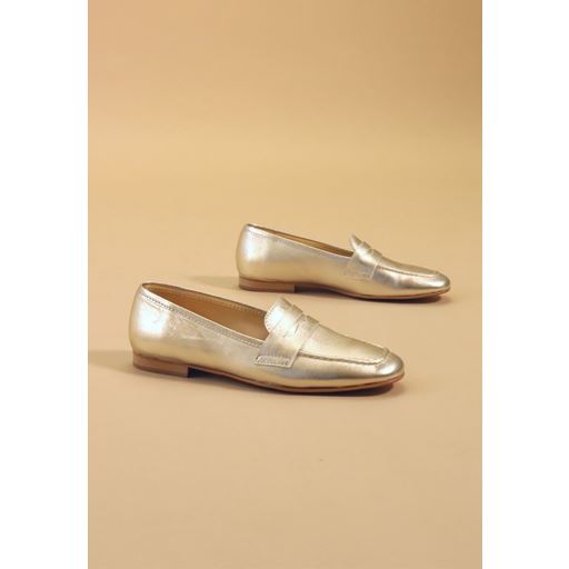 Bukela Emmy Loafers, Guld, 36