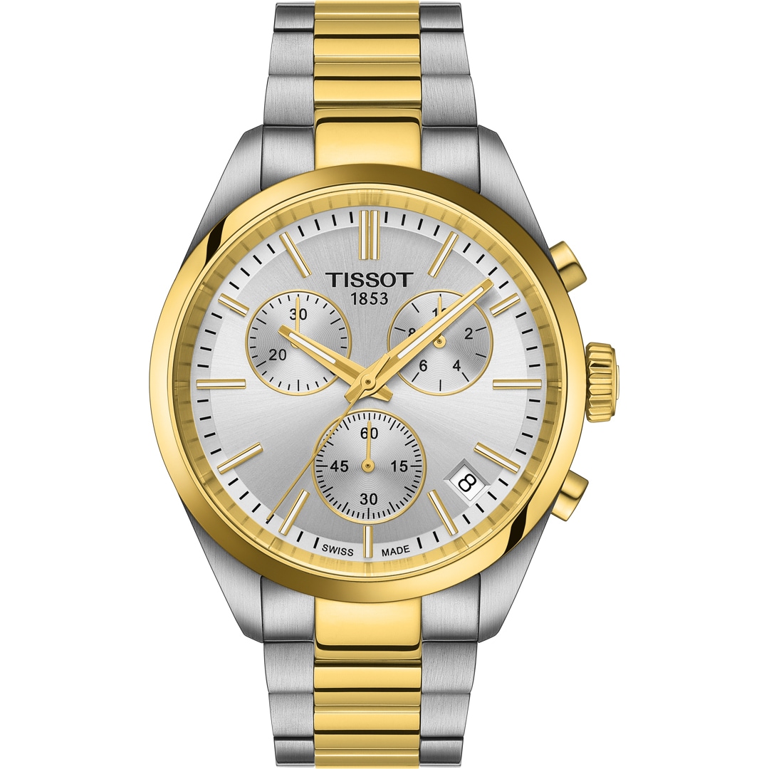 Tissot PR 100 Chronograph 40mm Bicolor