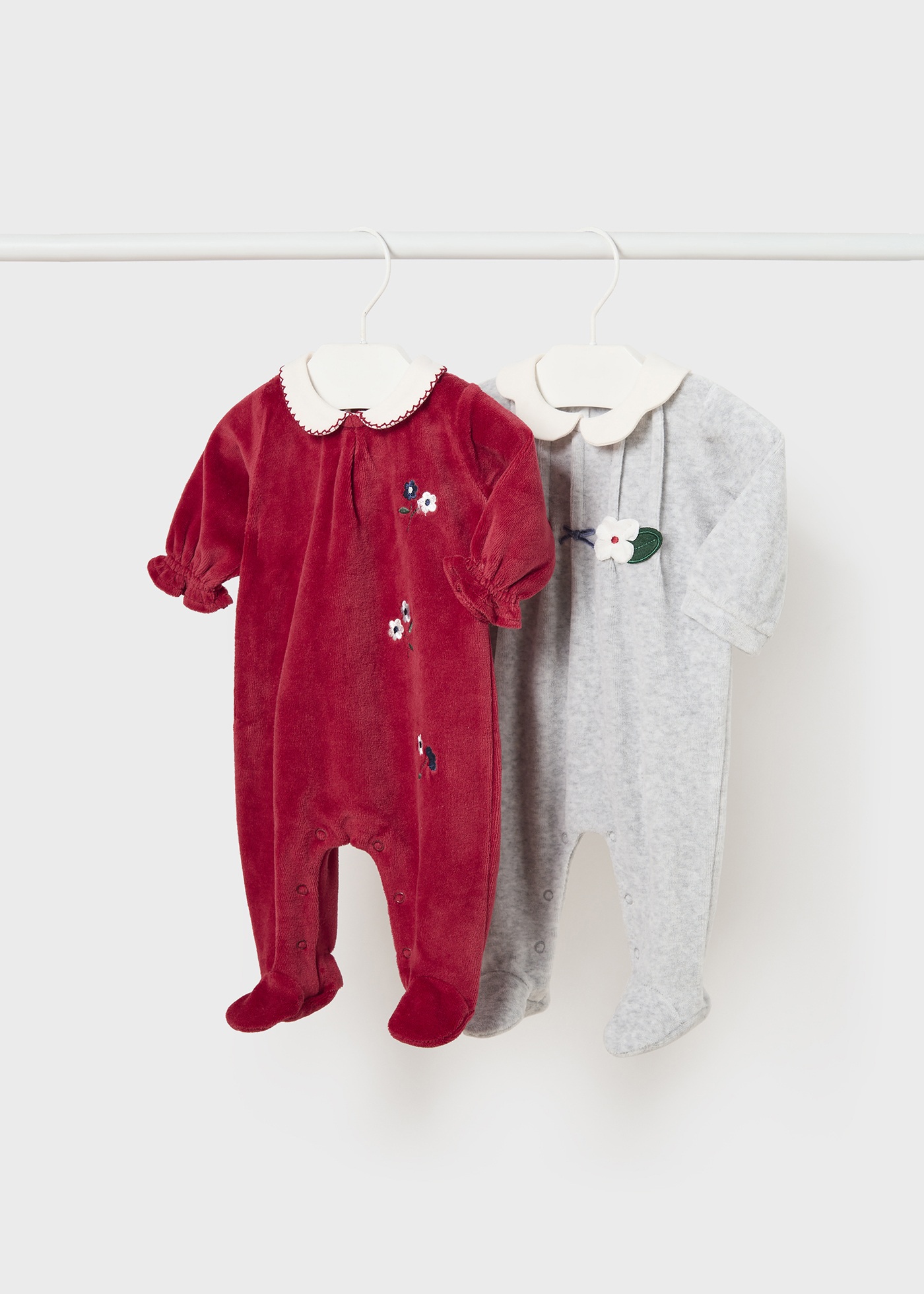 Conjunto de 2 pijamas de lã polar Better Cotton para recém-nascidos