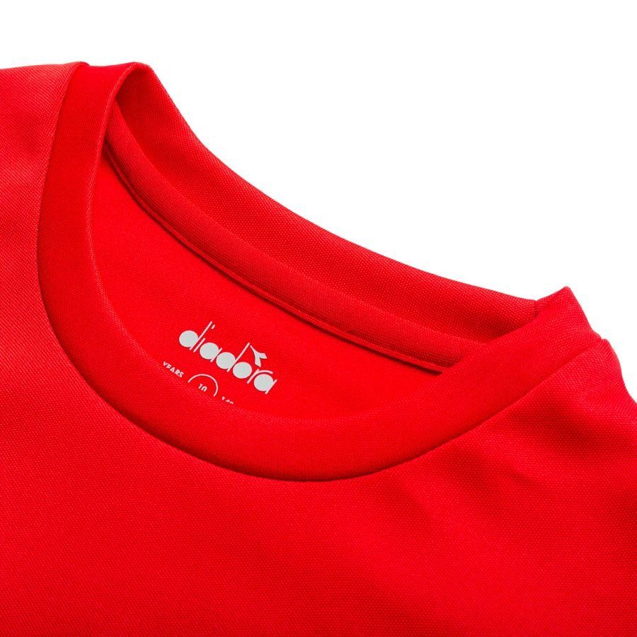 Diadora Sweat Equipo - Rouge/Blanc Enfant
