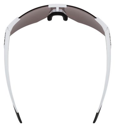 Lunettes Uvex Pace Perform S CV Blanc/Verres Miroir Rose