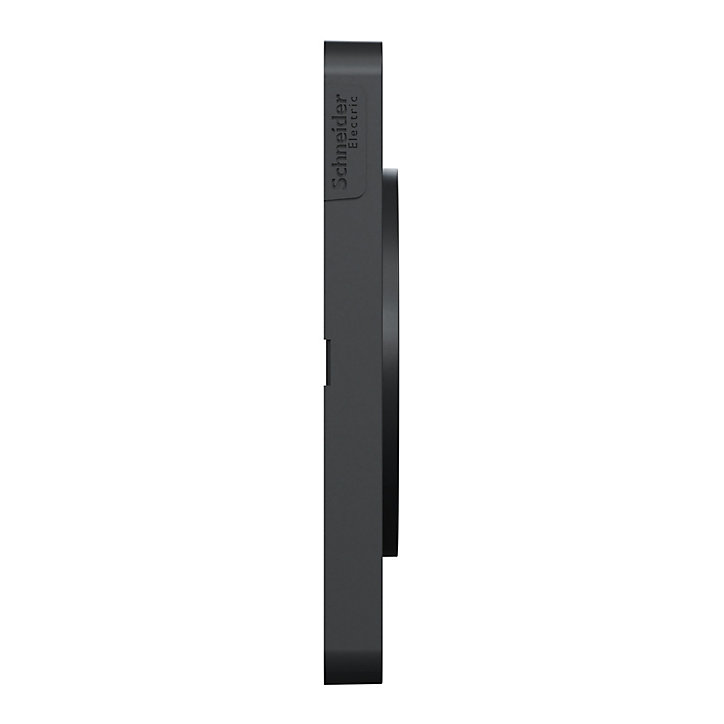 Plaque de finition triple Schneider Electric Odace Touch anthracite
