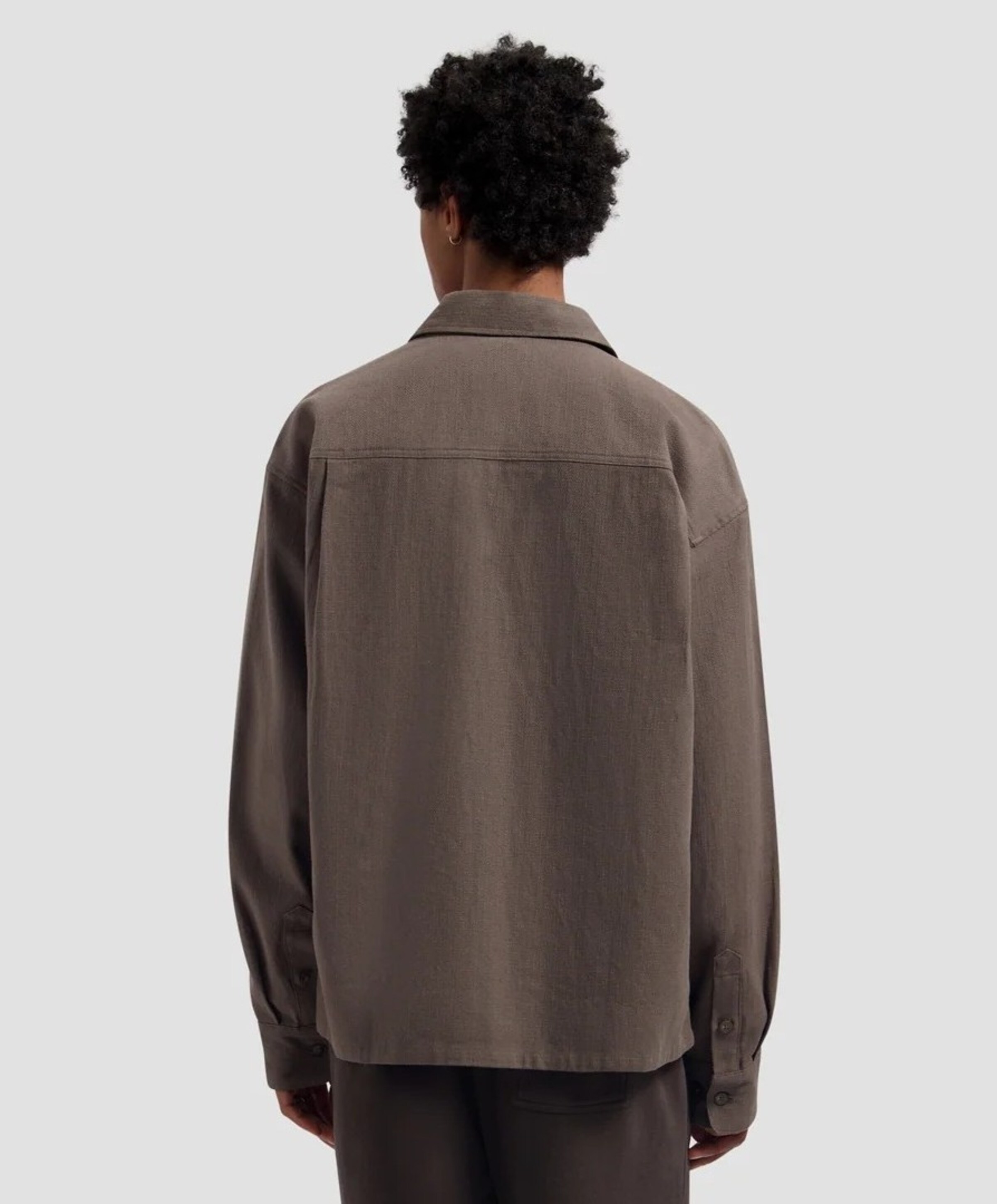 Olaf Heren overshirt bruin
