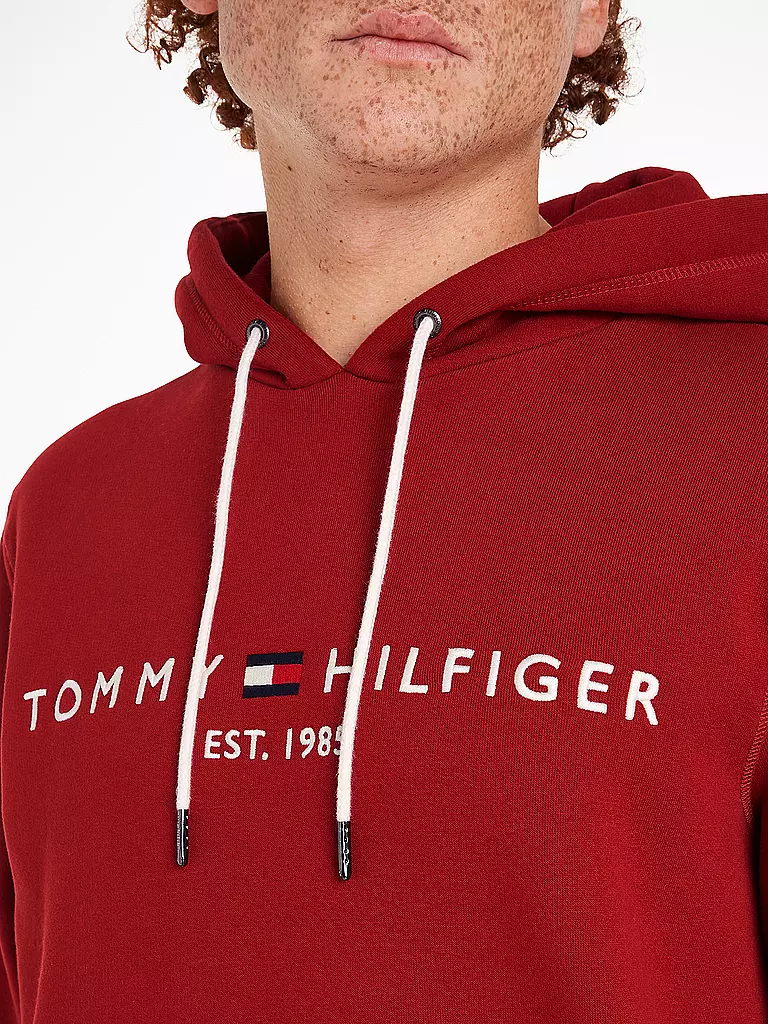 TOMMY HILFIGER Kapuzensweater - Hoodie rot