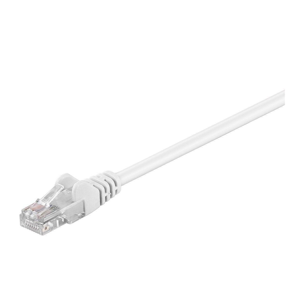 Goobay 68614 CAT 5e patchkabel, U/UTP, hvit, 0,25 m