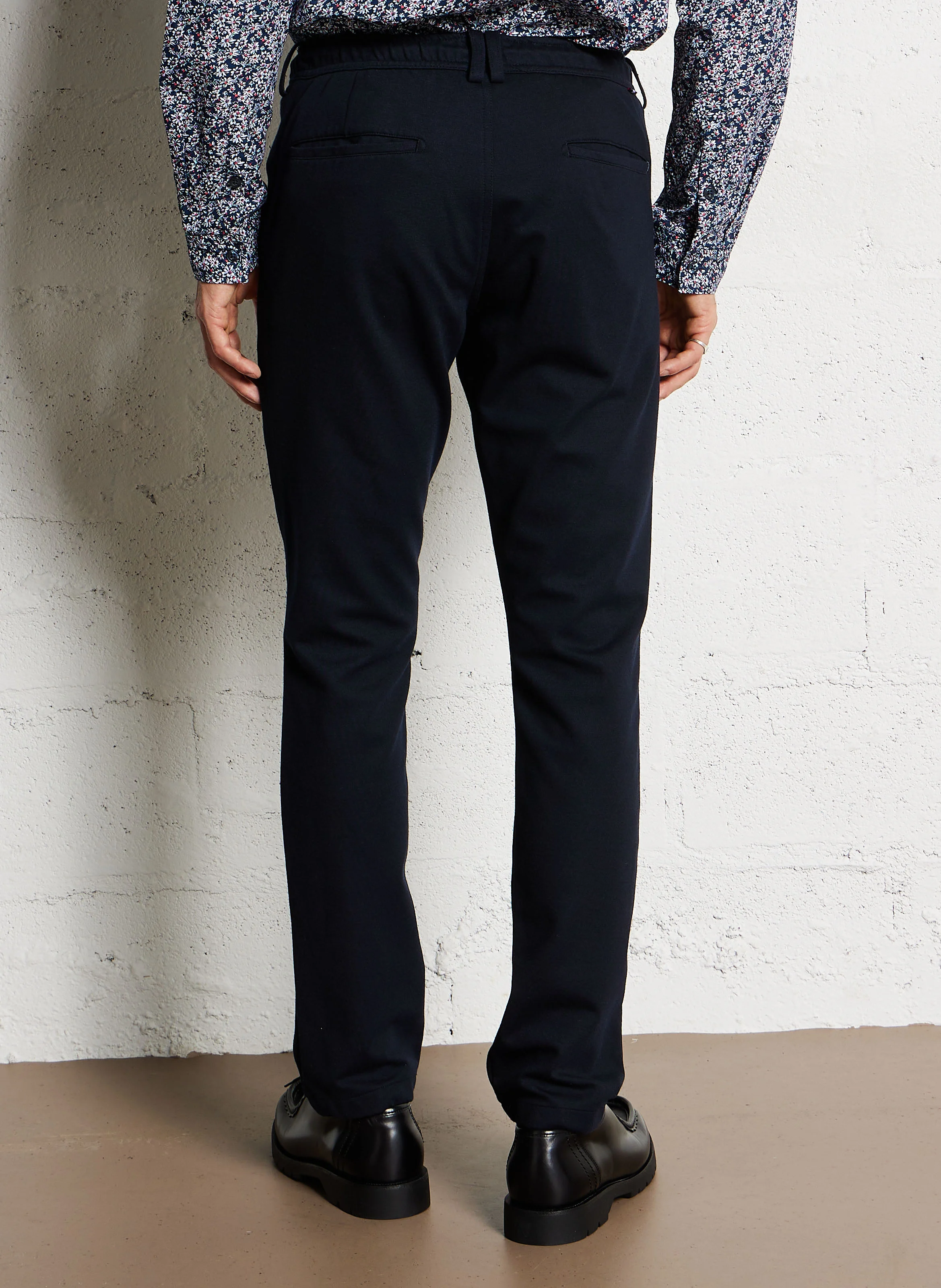 MARO - Pantalon droit| Bleu