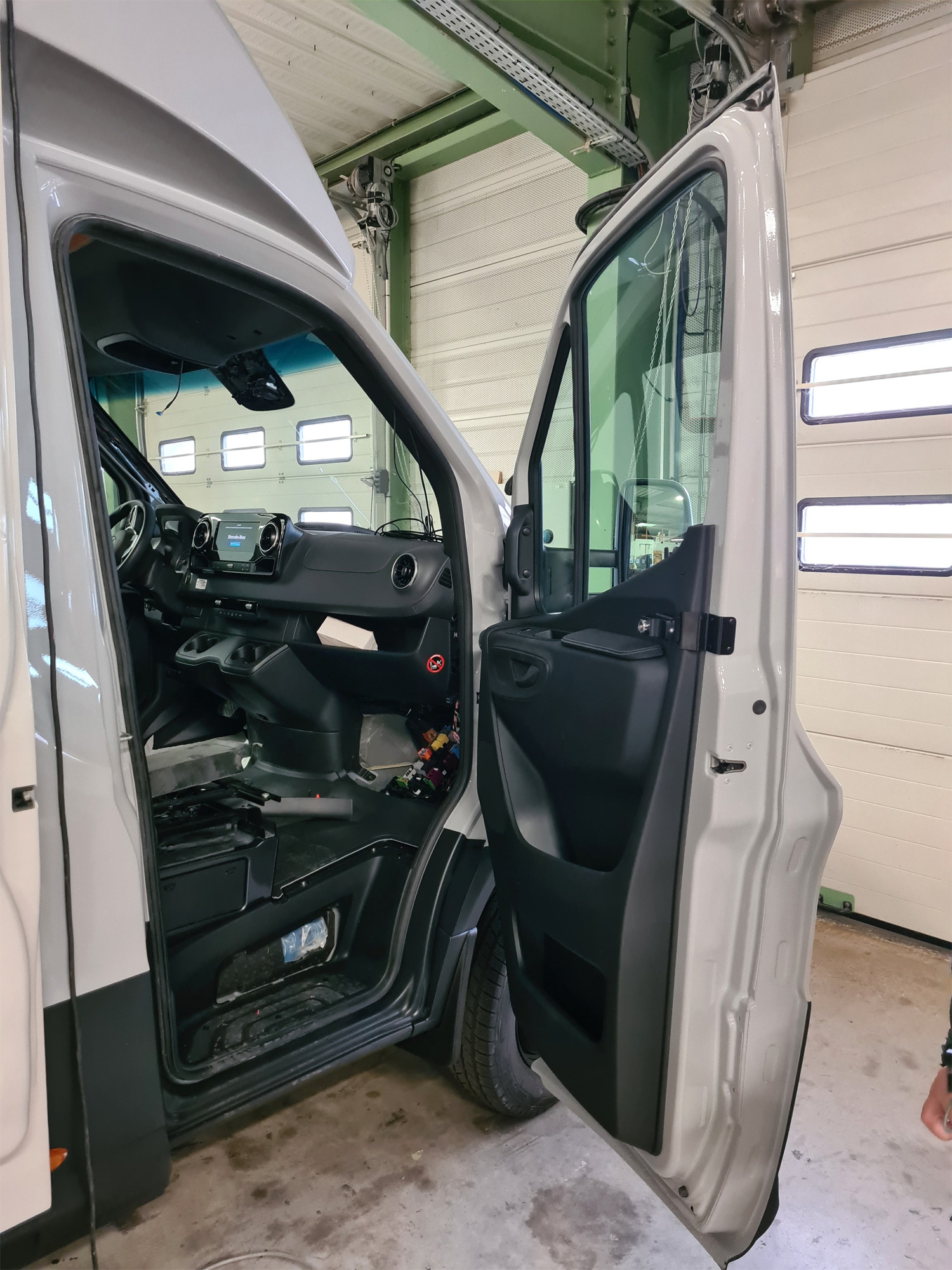 IMC Creations Schloss mit 4 Vordertürschlössern für Mercedes Sprinter Transporter   Seitentür- und Hintertüren, Widerstand 1 Tonne