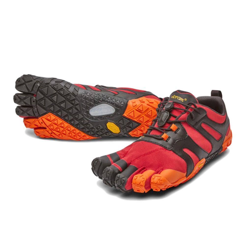 Five Fingers V-TRAIL 2.0 - Chaussures trail Homme noir/rouge