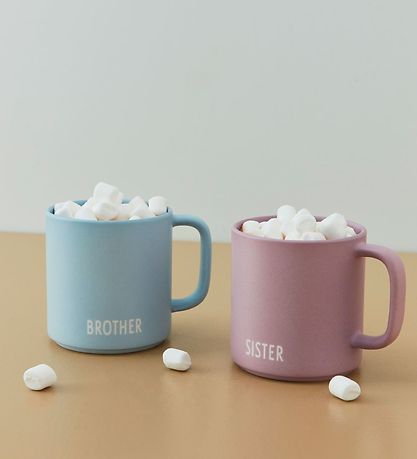 Design Letters Kop - Siblings - Favourite - Blå m. Brother