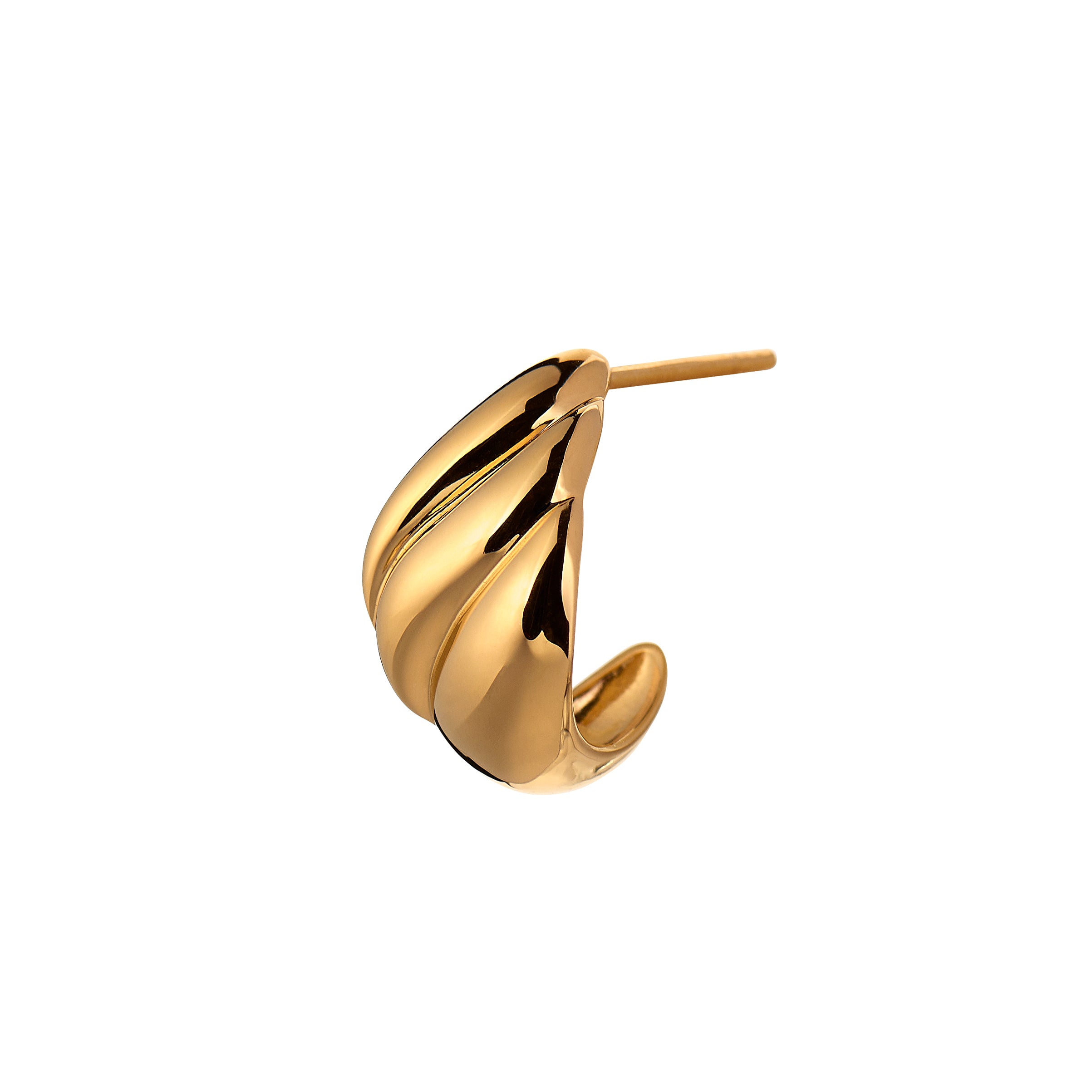 Stine A Jewelry  Velvet creol - forgyldt