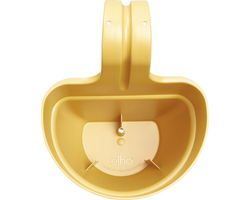 Hangpot bloembak elho Vibia Campana kunststof Ø 20,5 cm H 26,5 cm honinggeel