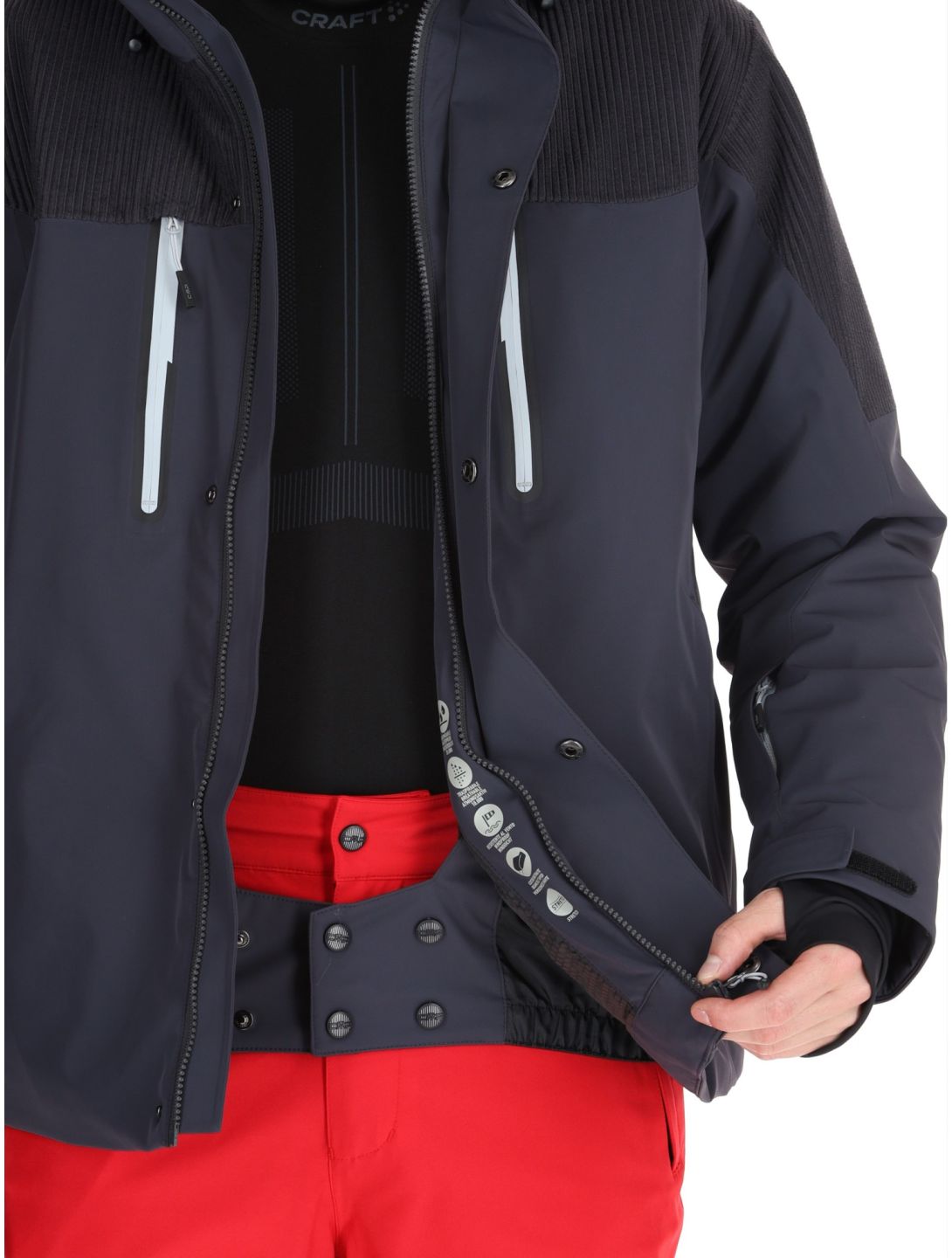 34W4737 ski-jas heren