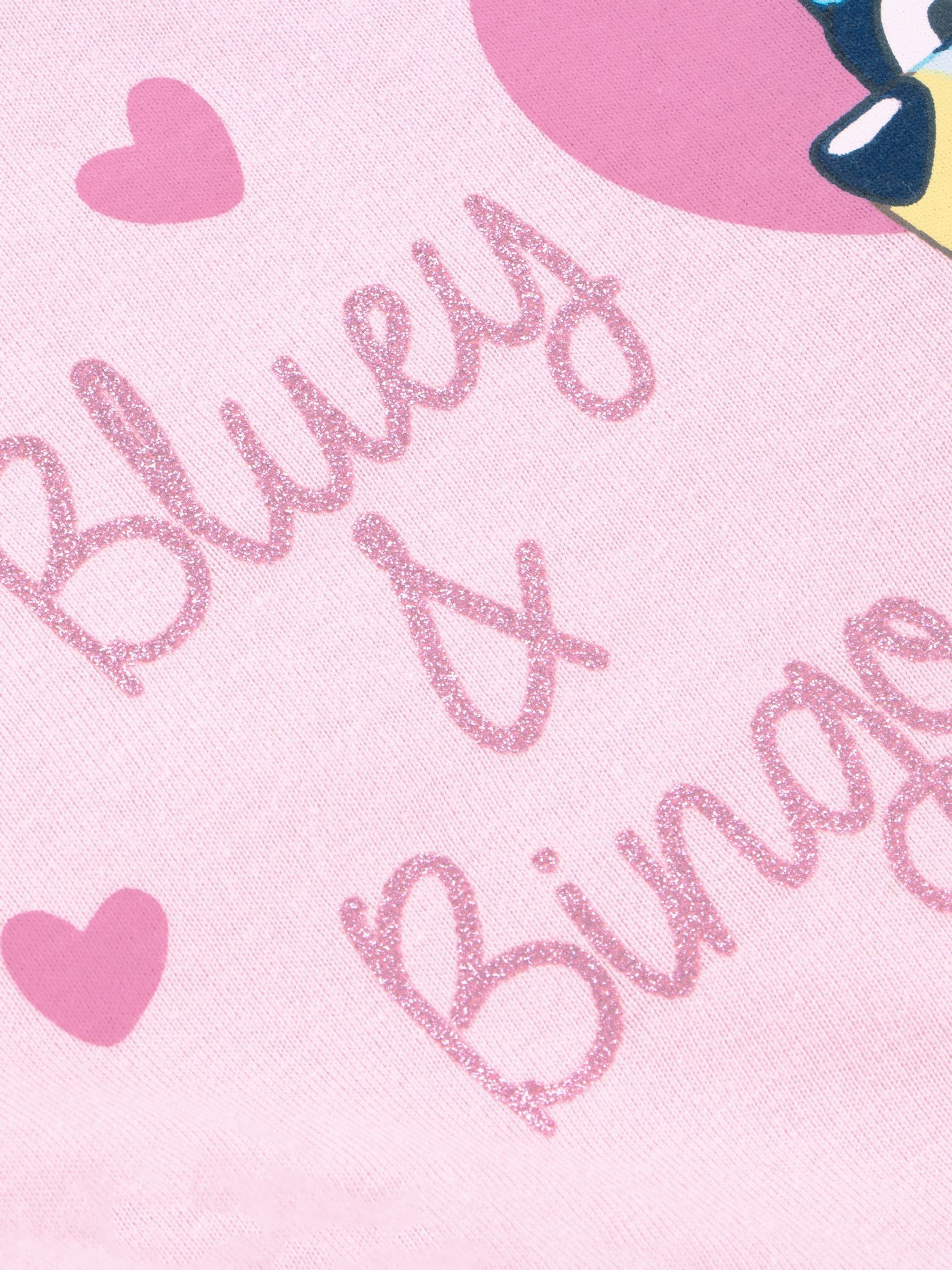 Character Bluey Long Sleeve 100% Cotton Dress